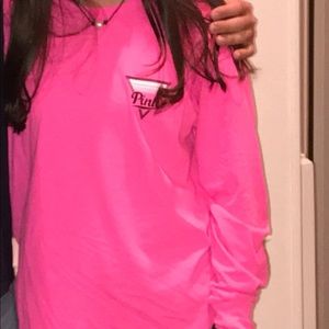 pink long sleeve